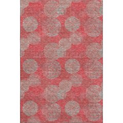 Premium Machine Washable Mayfield AMF977 Red 10' x 14' Rug