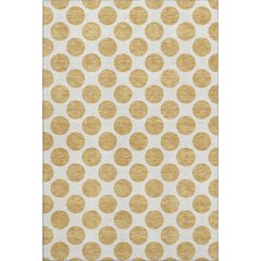 Premium Machine Washable Mayfield AMF980 Gold 10' x 14' Rug