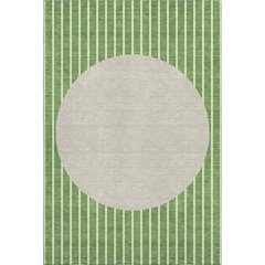 Premium Machine Washable Mayfield AMF994 Green 10' x 14' Rug