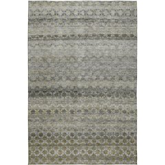 Luxury Washable Indoor/Outdoor Burano Pewter 10' x 14' Rug