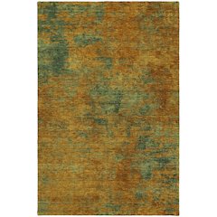 Luxury Washable Indoor/Outdoor Kochi Copper 10' x 14' Rug