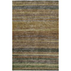 Luxury Washable Indoor/Outdoor Kochi Brown 10' x 14' Rug