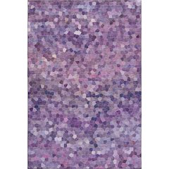 Luxury Washable Indoor/Outdoor Kaleidoscope KL1 Purple 10' x 14' Rug