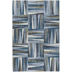 Luxury Washable Lorenzo Denim 10' x 14' Rug