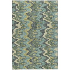 Luxury Washable Lorenzo Teal 10' x 14' Rug