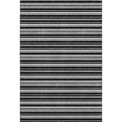 Luxury Washable Indoor/Outdoor Soft Essentials SE2 Black 10' x 14' Rug
