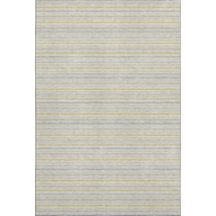 Luxury Washable Indoor/Outdoor Soft Essentials SE2 Gold 10' x 14' Rug