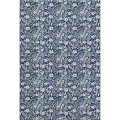 Luxury Washable Indoor/Outdoor Soft Essentials SE4 Blue 10' x 14' Rug