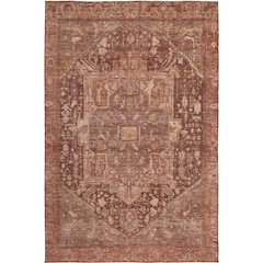 Luxury Washable Indoor/Outdoor Solace Burgundy 10' x 14' Rug