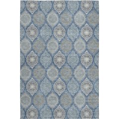 Luxury Washable Indoor/Outdoor Solace Navy 10' x 14' Rug