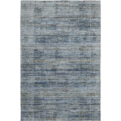 Luxury Washable Indoor/Outdoor Solace Denim 10' x 14' Rug