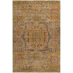 Indoor/Outdoor Silk Road Curry 9' x 12' Rug