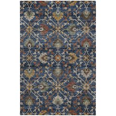 Indoor/Outdoor Silk Road Navy 9' x 12' Rug