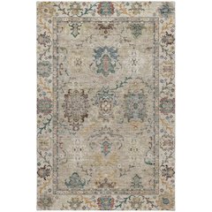 Indoor/Outdoor Silk Road Putty 9' x 12' Rug