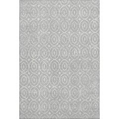 Luxury Washable Indoor/Outdoor The Reserve Silver 10' x 14' Rug