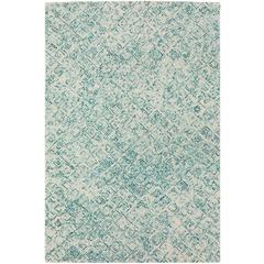 Zoe ZZ1 Teal 5' x 7'6" Rug