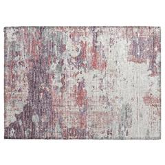 Indoor/Outdoor Accord AAC34 Pink Washable 1'8" x 2'6" Rug