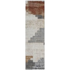 Machine Washable Indoor/Outdoor Chantille Paprika 2'3" x 7'6" Runner Rug