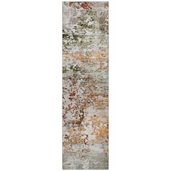Machine Washable Indoor/Outdoor Chantille Terracotta 2'3" x 7'6" Runner Rug