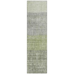 Machine Washable Indoor/Outdoor Chantille Aloe 2'3" x 7'6" Runner Rug