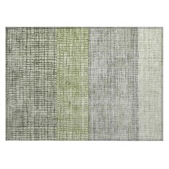 Machine Washable Indoor/Outdoor Chantille Aloe 1'8" x 2'6" Rug