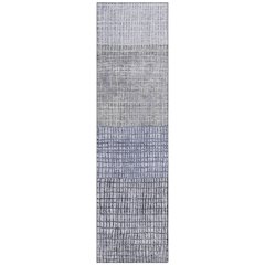 Machine Washable Indoor/Outdoor Chantille Denim 2'3" x 7'6" Runner Rug