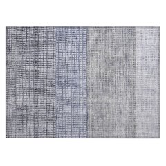 Machine Washable Indoor/Outdoor Chantille Denim 1'8" x 2'6" Rug