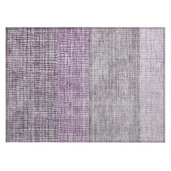 Machine Washable Indoor/Outdoor Chantille Plum 1'8" x 2'6" Rug