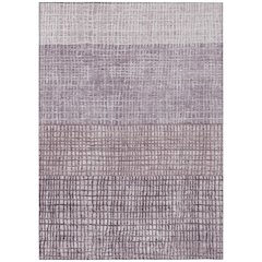 Machine Washable Indoor/Outdoor Chantille Purple 2'6" x 3'10" Rug