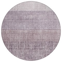 Machine Washable Indoor/Outdoor Chantille Purple 8' x 8' Round Rug
