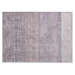 Machine Washable Indoor/Outdoor Chantille Purple 1'8" x 2'6" Rug