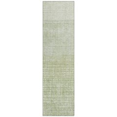 Machine Washable Indoor/Outdoor Chantille Sage 2'3" x 7'6" Runner Rug