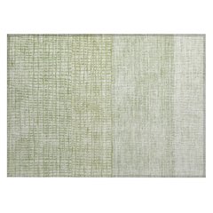 Machine Washable Indoor/Outdoor Chantille Sage 1'8" x 2'6" Rug