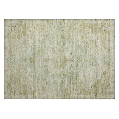 Machine Washable Indoor/Outdoor Chantille Sage 1'8" x 2'6" Rug