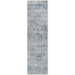 Machine Washable Indoor/Outdoor Chantille Sky 2'3" x 7'6" Runner Rug