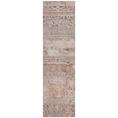 Machine Washable Indoor/Outdoor Chantille Terracotta 2'3" x 7'6" Runner Rug