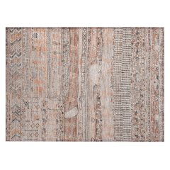 Machine Washable Indoor/Outdoor Chantille Terracotta 1'8" x 2'6" Rug