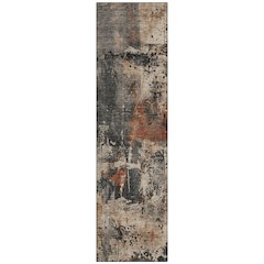 Machine Washable Indoor/Outdoor Chantille Taupe 2'3" x 7'6" Runner Rug