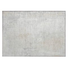 Machine Washable Indoor/Outdoor Chantille Ivory 1'8" x 2'6" Rug