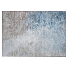 Machine Washable Indoor/Outdoor Chantille Denim 1'8" x 2'6" Rug