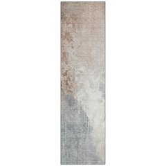 Machine Washable Indoor/Outdoor Chantille Paprika 2'3" x 7'6" Runner Rug