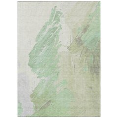 Machine Washable Indoor/Outdoor Chantille Aloe 2'6" x 3'10" Rug