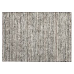 Machine Washable Indoor/Outdoor Chantille Beige 1'8" x 2'6" Rug