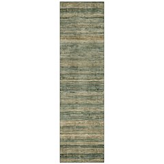 Machine Washable Indoor/Outdoor Chantille Fern 2'3" x 7'6" Runner Rug