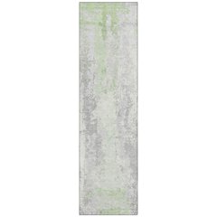 Machine Washable Indoor/Outdoor Chantille Aloe 2'3" x 7'6" Runner Rug