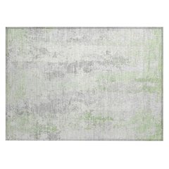 Machine Washable Indoor/Outdoor Chantille Aloe 1'8" x 2'6" Rug