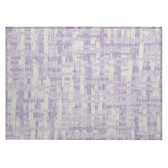 Machine Washable Indoor/Outdoor Chantille Lavender 1'8" x 2'6" Rug