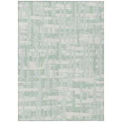 Machine Washable Indoor/Outdoor Chantille Mint 2'6" x 3'10" Rug