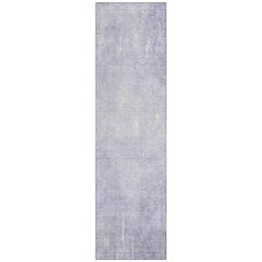 Machine Washable Indoor/Outdoor Chantille Lavender 2'3" x 7'6" Runner Rug