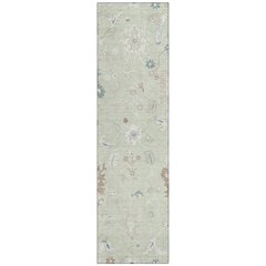 Machine Washable Indoor/Outdoor Chantille Aloe 2'3" x 7'6" Runner Rug